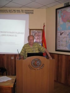 Rede beim Kongress in Ulaanbaatar